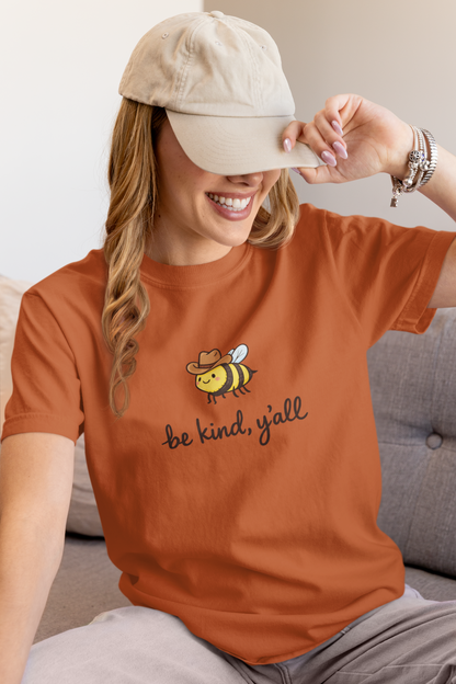 be kind yall tshirt in yam